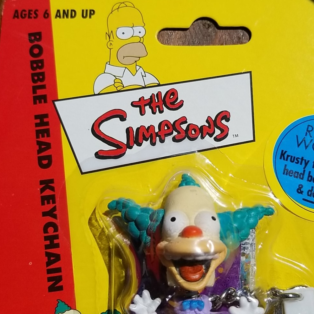 Krusty Bobble Head Keychain - Picture 4 of 10